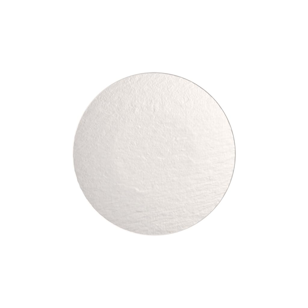 Villeroy & Boch Manufacture Rock Blanc Bread Plate, 16 cm, Premium Porcelain, White