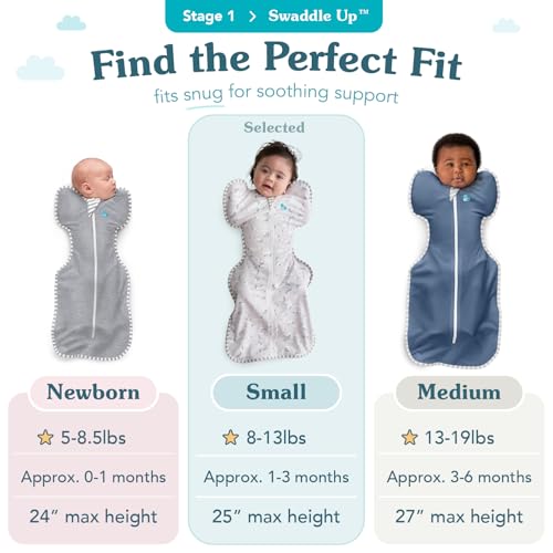 Love to Dream Swaddle Up Viscose from Bamboo, Arms Up Position, Soft and Sustainable Bamboo Fabric, Versatile Wearable Blanket, 1.0 TOG (20-24°C) Ideal for Moderate Temps, Small 8-13lbs, Deep Olive
