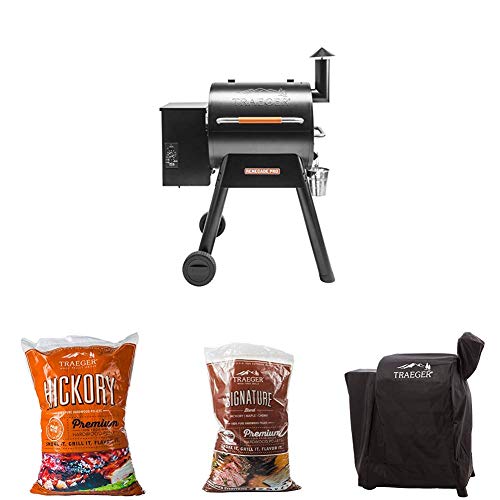 Traeger TFB38TOD Renegade Pro Wood Pellet Grill, Black/Orange with