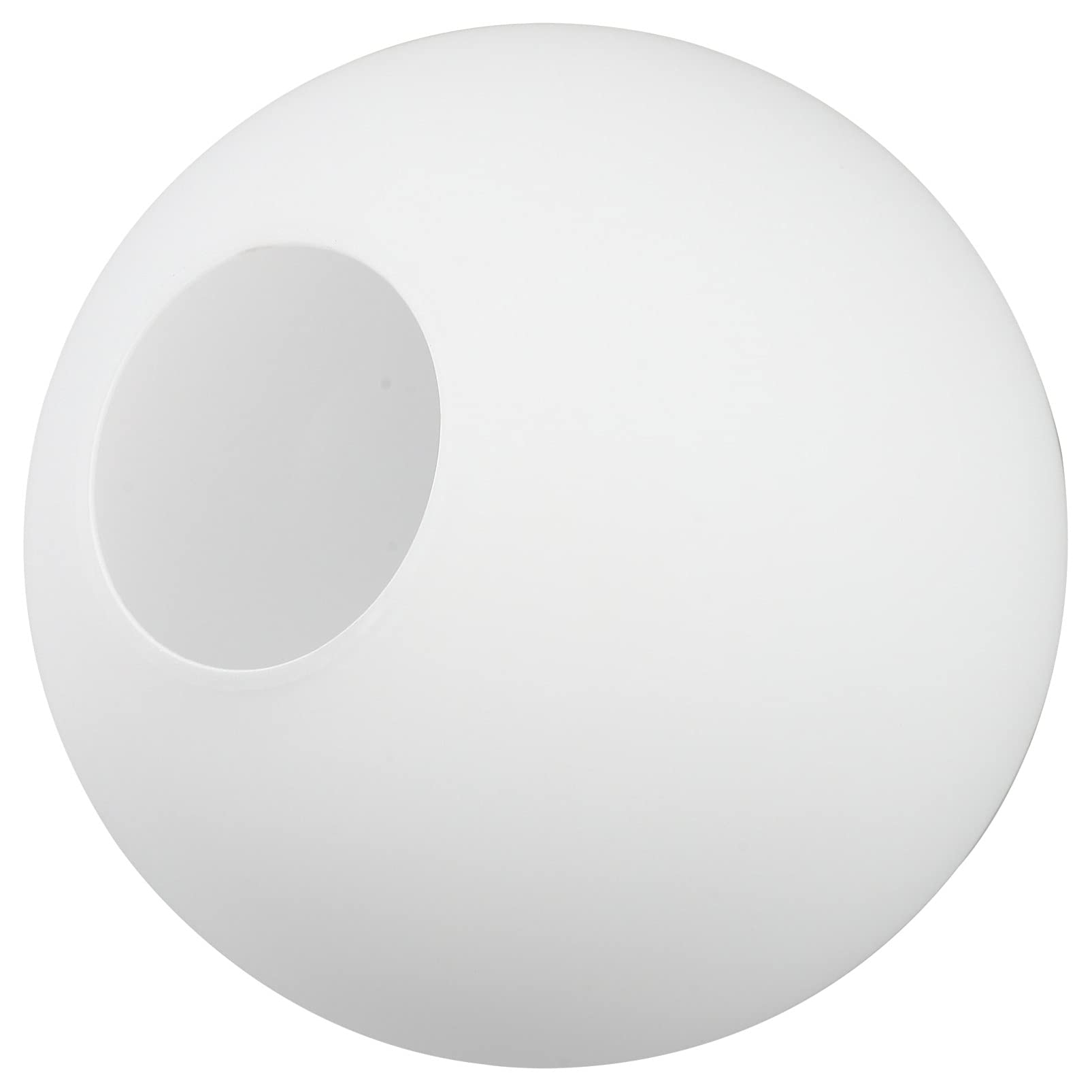 FRCOLOR Glass Globe Replacement Frosted Glass Globe Lamp Shade, Cylindrical Shade Fitter Opening Light Lighting Fixture Replacement Fixture s