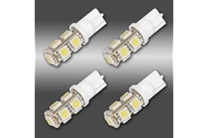 GP THUNDER 4 Pcs of 168 194 2825 912 921 W5W T10 T15 9 - SMD LED Replacement Bulbs For Car Parking Lights, Backup Lights and License Plate Lights, White GP Xtreme