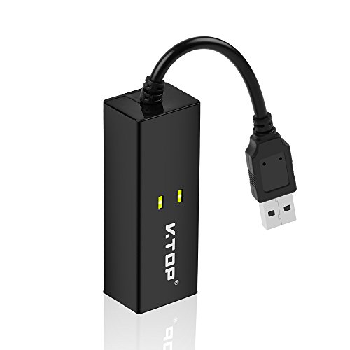 VTOP External V.92 56K Dial Up USB Fax Modem with RJ11 Cable Analog