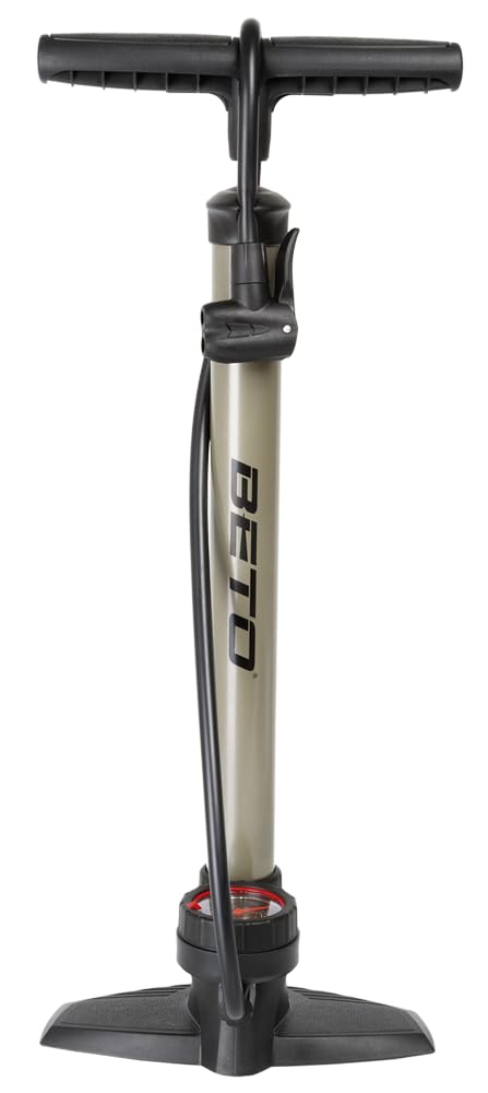 Beto Floor Pump - Silver