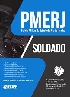 Livro Apostila PMERJ 2024: Soldado