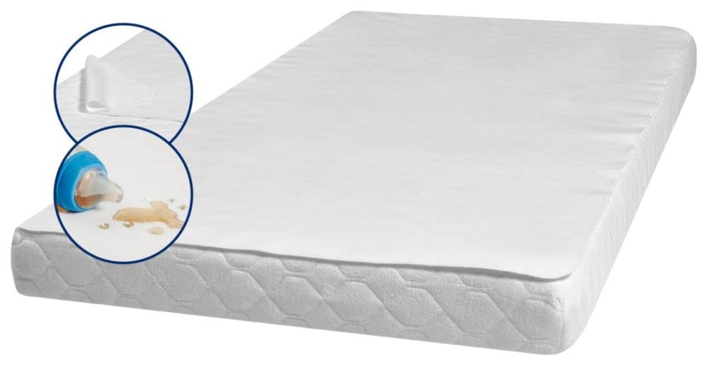 Playshoes 50 x 70cm Molton Mattress Protector Waterproof and Breathable Oeko-Tex Standard 100