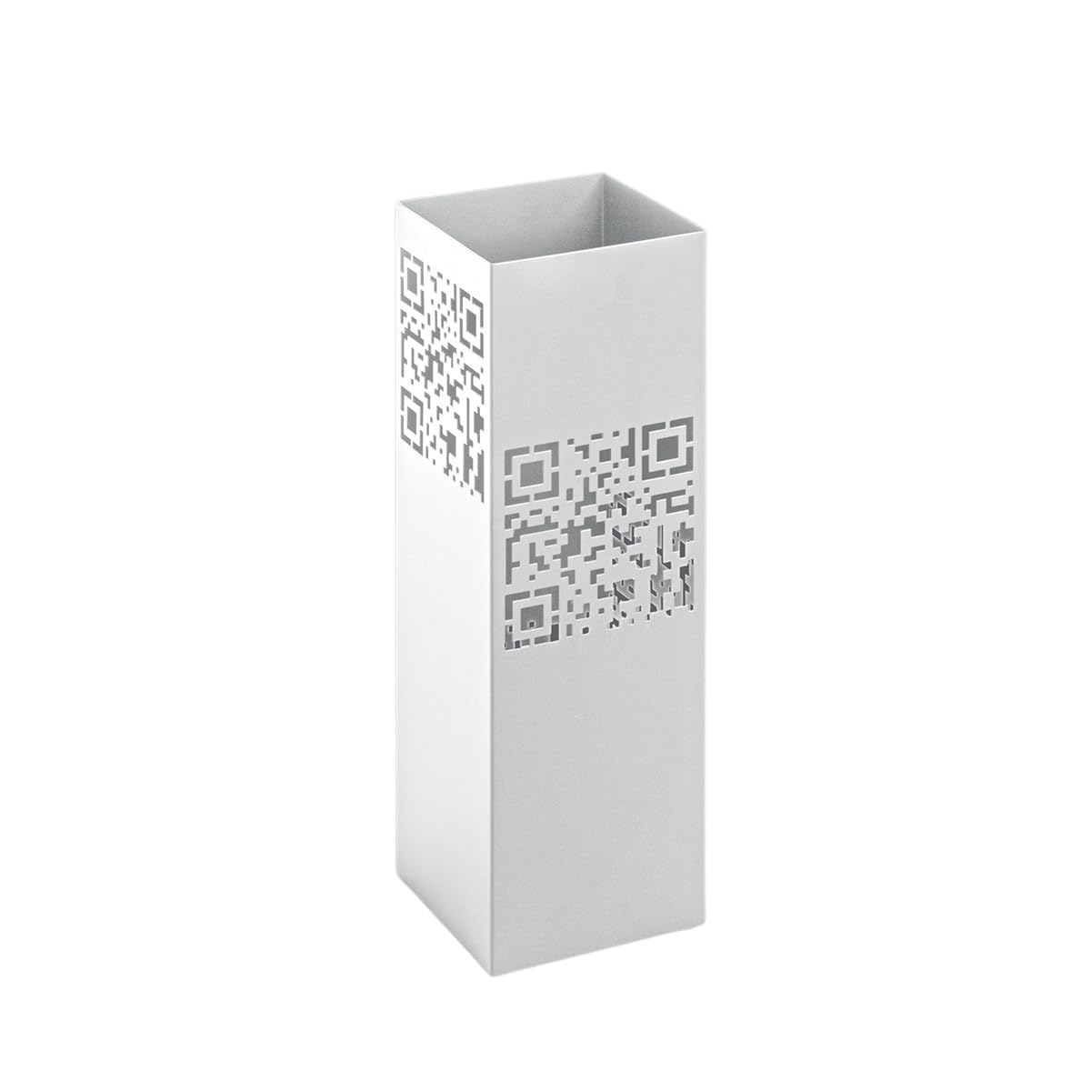 HAKU Umbrella Stand White, Metal - Dim.: W 16 cm X H 48 cm X D 16 cm, Style: Modern