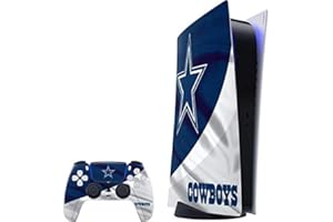 Skinit Decal Gaming Skin Compatible with PS5 Digital Edition Bundle - Officially Licensed NFL Dallas Cowboys Design