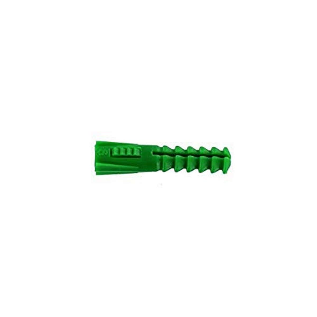 Dowel Without Collar, 6 mm x 30 mm, Green, Box of 250