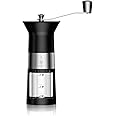 Bialetti MCPRO001 Manual Coffee Grinder, Alloy Steel, Black