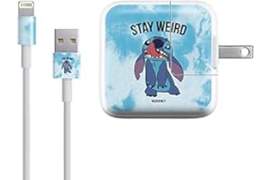 Skinit Decal Other Skin Compatible with iPad Charger (10W USB) - Officially Licensed Disney Lilo and Stitch Stay Weird Design