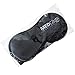 MEDca Eye Mask with Earplugs Soft and Light Black Adjustable Elastic Velcro Strap Men Women and Kids Ideal for Any Size Great for Travelers and Troubled Sleepers for Peaceful Sleep Relieves Insomnia