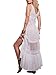 CA Mode Women Button Up Summer Beach Evening Prom Garden Party Maxi Slip Dress