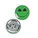 Fun Express Mini Shamrock Smiley Face Buttons Green