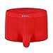 Men's 4 Pack Micro Modal Separate Pouches Trunks Low Rise Give-N-Go Boxer Briefs , Color A , X-Large