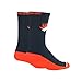 OTS NFL Denver Broncos Men's Anthem Sport Sock, Team Color, Large