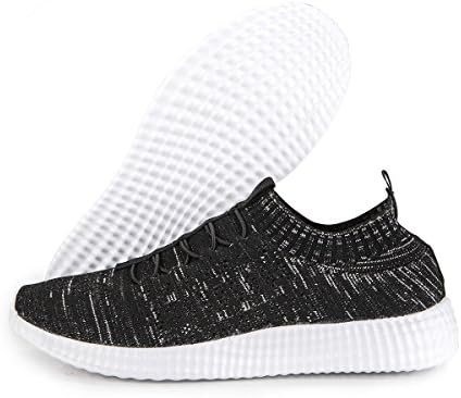 eyeones Men's Shadow Knit Sneaker Lightweight Running Shoes Walking Breathable Athletic Casual Shoes