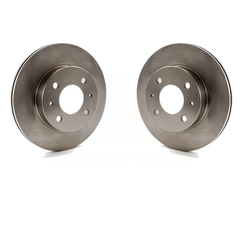 Front Disc Brake Rotors Pair For Hyundai Accent