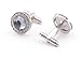 Fashion2Beauty Super Shiny Swarovski Quality Crystal Circular Cufflinks Elegant Style