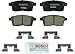 BOSCH BC1259 QuietCast Premium Ceramic Disc Brake Pad Set - Compatible with Select Ford Edge; Lincoln MKX; Mazda CX-7, CX-9; REAR
