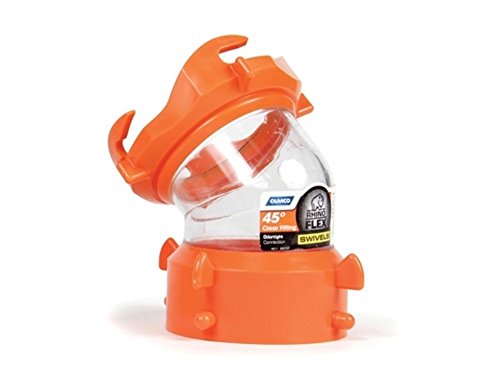 Clear 45 Degree RV Camper Sewer Hose Swivel Fitting Dump Holding Tank