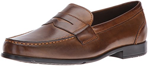 Rockport Men's Classic Lite Penny Loafer,Dark Brown,11 W (EE)