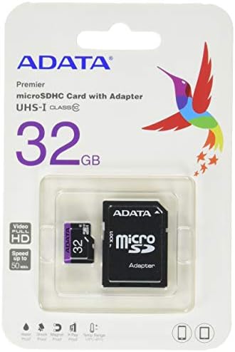 Adata 32Gb Microsdhc/Sdxc Uhs-I U1 Class 10 Memory Card With Adapter (Ausdh32Guicl10-Ra1)