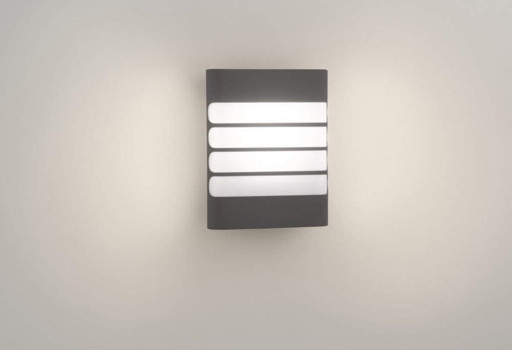 Philips Raccoon LED Outdoor Wall Light, 4W, 450 lm, 2,700 K Warm White Light, IP44 Weather-resistant, Built-in LED, Durable - Image 5