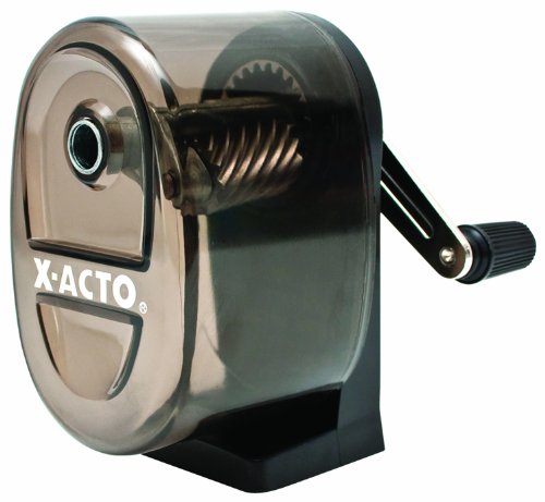 UPC 079946010831, X-ACTO Boston Table-Mount/Wall-Mount Manual Pencil Sharpener, Black (1083)