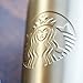 Starbucks Embossed Siren Tumbler Gold Stainless Steel 16oz Limited Edition Collectors Cup