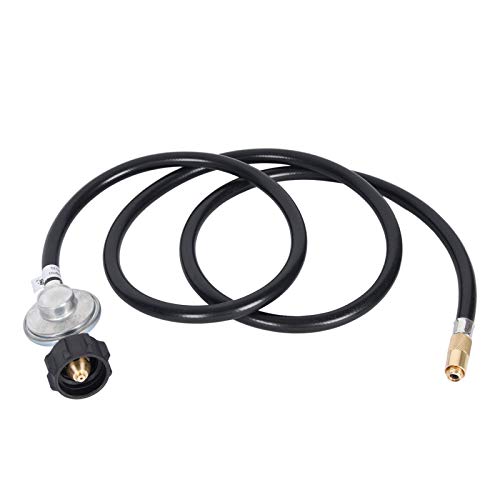 GasSaf 6 FT Propane Regulator Hose, Propane Adapter Hose with Regulator for Blackstone Griddle