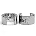 Multi Pattern for Stainless Steel Women's Men's Small Hoop Huggie Earrings (Tux Skull)