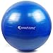 Exercise Ball for Yoga, Balance, Stability from SmarterLife - Fitness, Pilates, Birthing, Therapy, Office Ball Chair, Classroom Flexible Seating - Anti Burst, Non Slip + Workout Guide (Blue, 55cm)