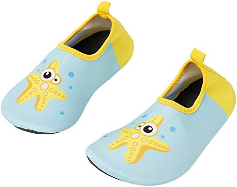 Jukkarri Water Shoes, Barefoot Skin Shoes Beach Shoes Quick Dry Unisex Aqua Shoes for Yoga, Beach, Surf, Swim, Lake,Garden,Driving,Boating Socks for Men Women Children Kids