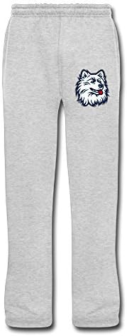 Men's Connecticut Huskies Sweatpants Ash M Running Pants