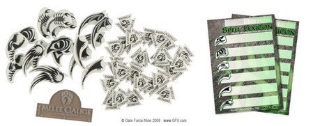 Tribal Ivory WarClaws Token Set