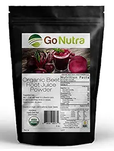 Beet Root Juice Powder Organic 8 oz. - Made in USA - Vegan Superfood Supplement