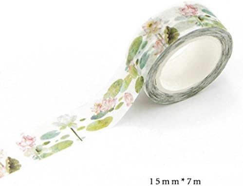XIAOXINYUAN 10 Pcs/Lot 1.5Cm*7M Washi Tape DIY Decoration Scrapbooking Planner Masking Tape Adhesive Tape Label Sticker Stationery Style 1
