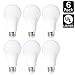 Goodia 9W LED Light Bulbs 60 Watt Equivalent, Soft White 3000K, 820 Lumens, A19 - E26 Medium Base, Non-Dimmable, for Home, Kitchen, Dining Room, Bedroom, Living Room(Pack of 6)