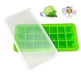 EasyPal Silicone Ice Cube Tray with Lid,21