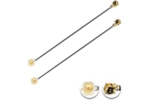 POBADY 2PCS U.F.L1 Male to U.F.L1 Female Cable 2" /5CM 1.13mm Low-Loss Extension Cable