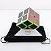 Magic Cube, Haip 2x2x2 Carbon Fiber Sticker Speed Cube Magic Cube Black (Base Holder/Bag Included)