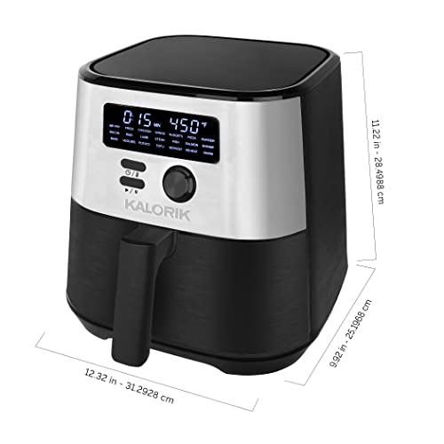 Kalorik MAXX® 7 Quart Air Fryer 1750W, 7in1 Air fry, Bake, Roast