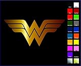 Wonder Woman Sticker / Vinyl Decal - Gold 4