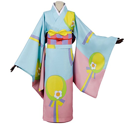 Miss Kobayashi-san Dragon Maid Kanna Kaumy Kimono Cosplay Costume Outfit Uniform Dress