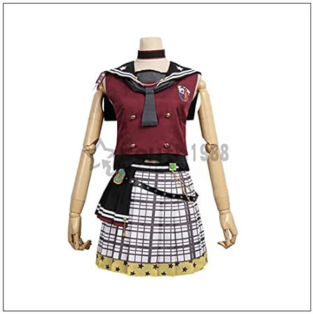 Amazon コスプレ衣装 Bang Dream バンドリ ガルパ Afterglow ロストワンの号哭 上原 ひまり 制服 Cosplay イベント パーティー 変装 仮装 衣装 コスプレ 仮装 通販