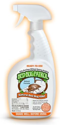 Bed Bug Patrol Natural, Non-Toxic, Family and Pet Safe Bed Bug Killer ...