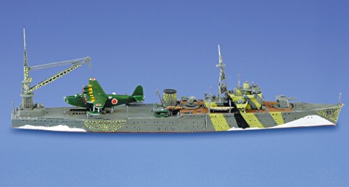 Aoshima 1/700 Water Line No.565 I.J.N Seaplane Tender Akitsushima Model Kit(Japan Import)