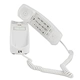 Trimline Corded Phone - Phones for Seniors - Phone for Hearing impaired - Choctaw White - Retro Novelty Telephone - an Improved Version of The Princess Phones in 1965 - Style Big Button