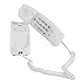 Trimline Corded Phone - Phones for Seniors - Phone for Hearing impaired - Choctaw White - Retro Novelty Telephone - an Improved Version of The Princess Phones in 1965 - Style Big Button primary