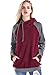 St. Jubileens Women's Hoodie Long Sleeve Casual Pullover Sweatshirts with Front Pocket Red XL